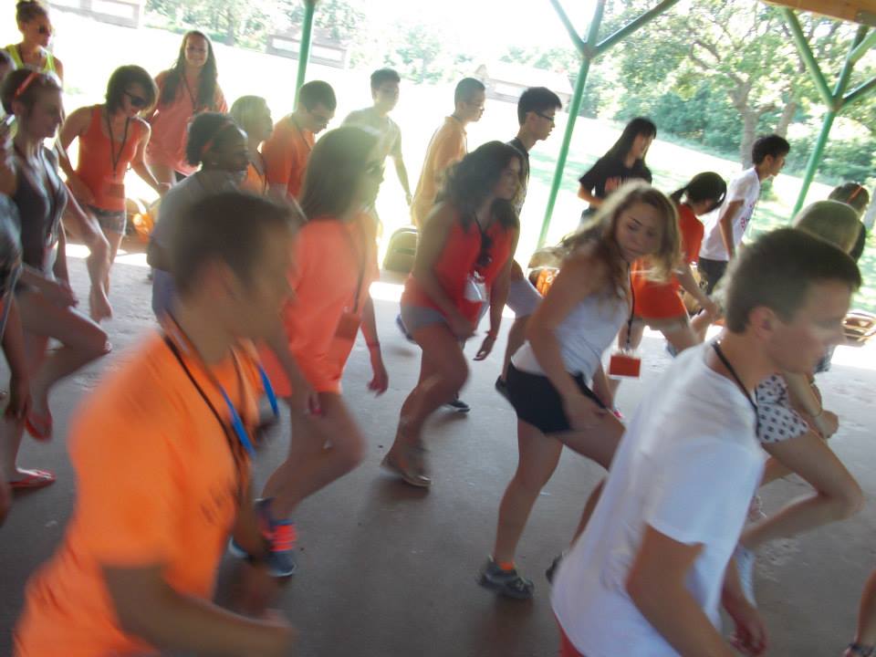Students Dancing